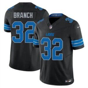 ✅Mens Youths Womens Brian Branch Black Stitched Vapor Jersey